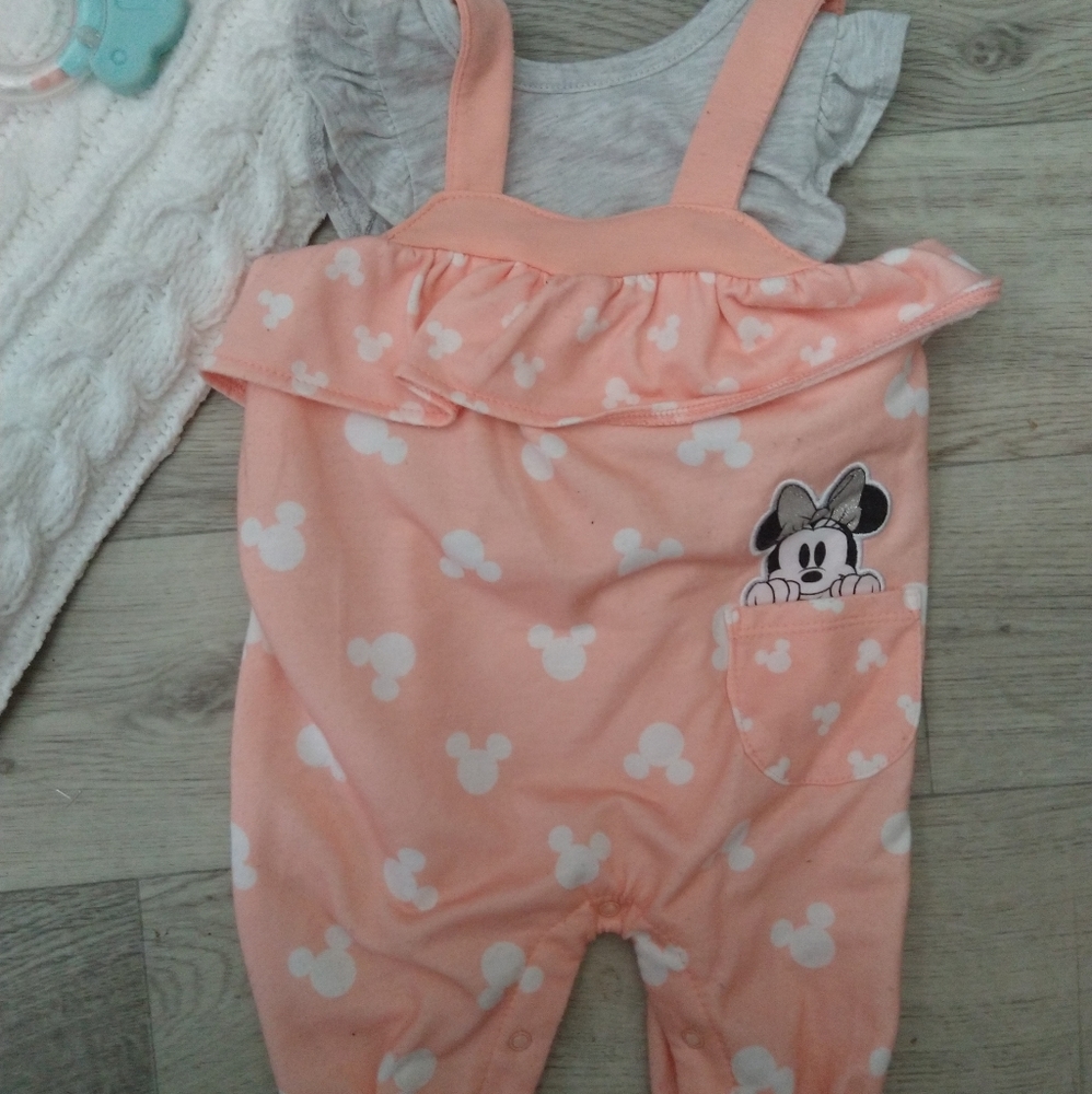 Baby Girl's 2 piece overalls